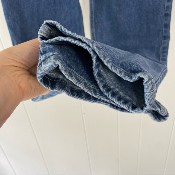 Everlane The Original Cheeky Blue Jean Organic Cotton Crop Size 29 Medium Wash - Picture 16 of 16